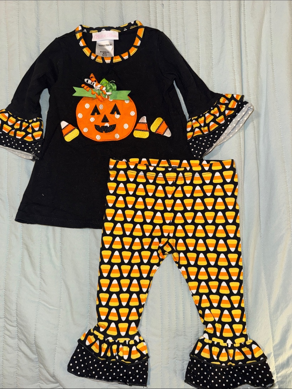 Halloween Shirt/Dress and Pant Set